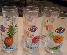 LOT DE 6 VERRES OASIS