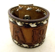 Gary Brown Leather Cuff