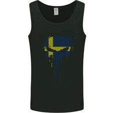 Suède Crâne Gym Entraînement Musculation Hommes Débardeur