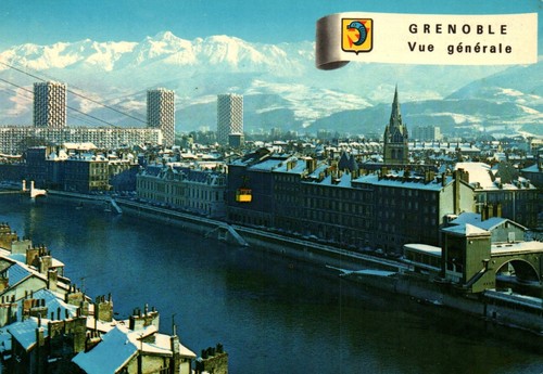 Grenoble quais l isère - -, l'isère