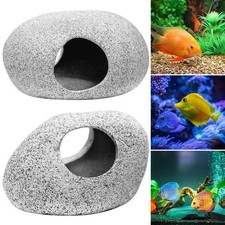 Clay Aquarium Rock Caves Hideaway Toys Cave Stones se cachant pour Fish Tank