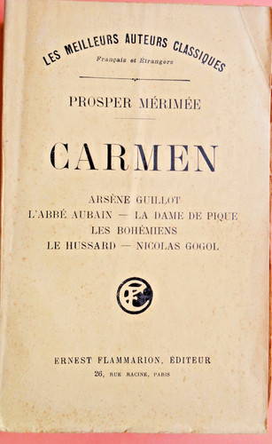 Prosper mérimée carmen 1927 - mÉrimÉe,