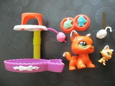 Petshop duo : Maman Trotteur N°2491 et Bébé chat N°2492 et Accessoires d'origine