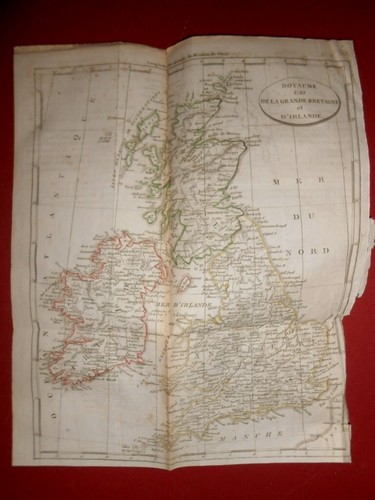Ancienne carte 1810 royaume - carte,