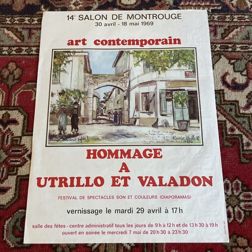 Utrillo valadon affiche - valadon,