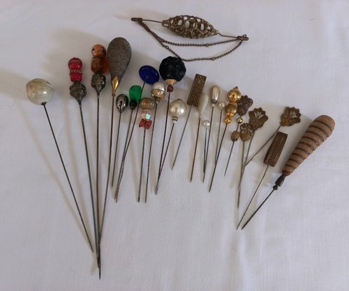 Lot épingles chapeau - lot, À