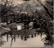 Jardin Japonais Vintage print,  Tirage argentique  10X15  Circa 1900  <div