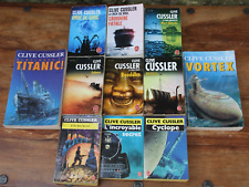 CLIVE CUSSLER - LOT DE 11 LIVRES - POCHE - CYCLOPE - DE 1985 à 2015 - BON ETAT