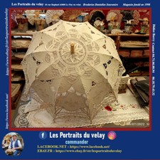 Ombrelle dentelle écrue