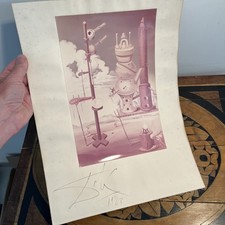 Autographe Dali Salvator sur