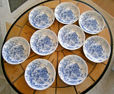 9 Assiettes faience Gien