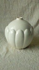VASE BOULE EN FAIENCE ST CLEMENT ART DECO**