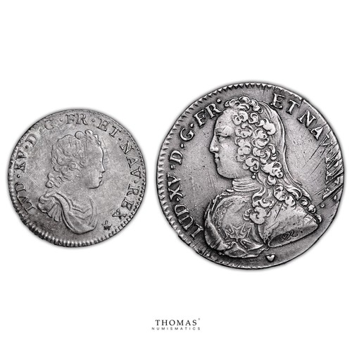 Lot monnaies louis - louis, xv