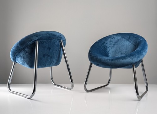 Paire fauteuils italiens en - italiens,