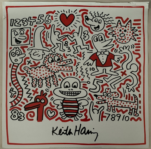 Rare poster keith - keith, haring