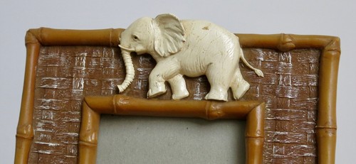 Cadre elephant bambou - elephant,,