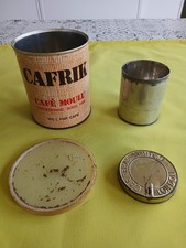 Boite à café, tabac, cigarettes, anciennes.
