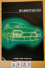 CITROEN GSA SPECIAL/ X1/ X3/ PALLAS/ BREAK SPECIAL/ CLUB Prospectus Fr 20p 6/83