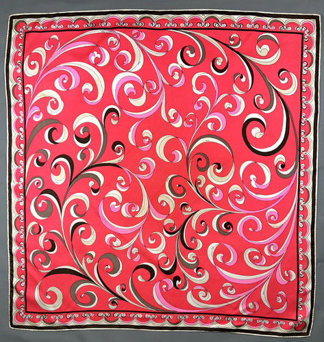 Magnifique foulard vintage - ,
