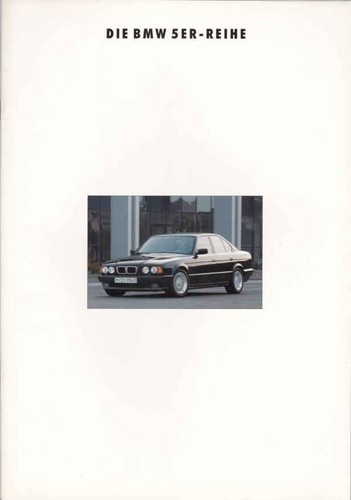 Catalogue brochure bmw serie - bmw, 5