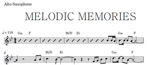 Partition melodic memories - memories,