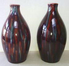 PAIRE DE VASES EN FAÏENCE DE