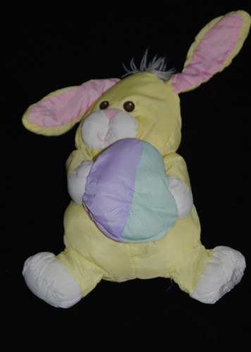 Peluche doudou lapin - 🐰, jaune