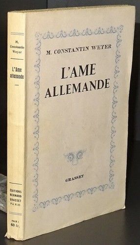 Constantin weyer l âme - constantin-weyer, l'âme