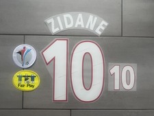 Kit Patch Flocage ZIDANE #10