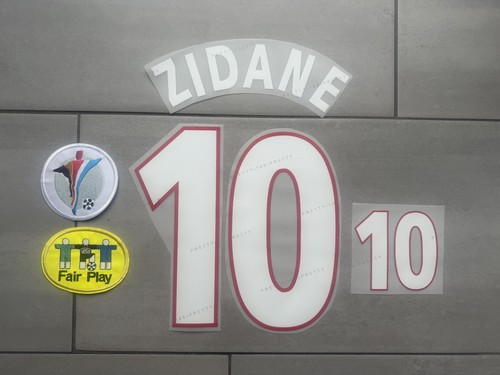 Flocage zidane blanc - zidane,