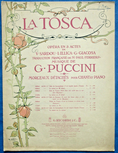 Opéra puccini piano chant - opÉra,