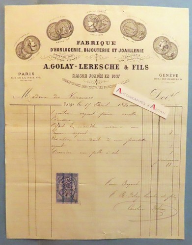 Golay leresche 1880 - ●,