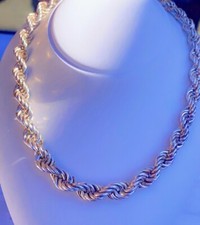 Ancien Collier argent torsadé