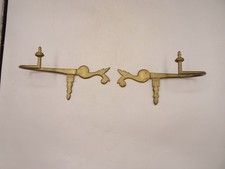 Paire d'embrasses de rideaux Louis XV en bronze.XVIII°.