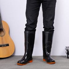 Hommes Pluie Bottes Caoutchouc