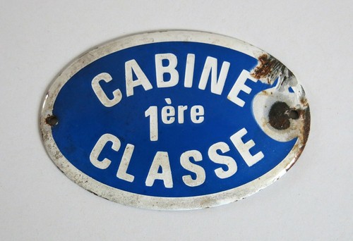 Cabine 1ère classe plaque - cabine,