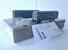 LS MODELS HO COFFRET 2 WAGONS EVS TOIT HAUT EPOQUE IV-V SNCF REF 30659 NEUF