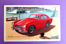 Carte Postale Ancienne Aston-Martin  Chocolat TOBLER Années 50 Postcard