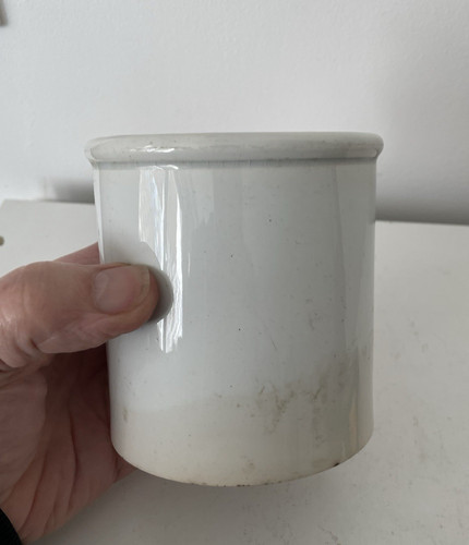 Ancien pot confiture creil - pot, à