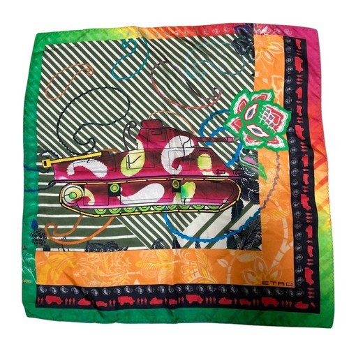 Foulard carré soie - foulard,
