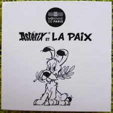 PIECE DE 50 EURO EN ARGENT (2015) ASTERIX ET LA PAIX - la Monnaie de Paris
