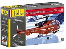HELLER Alouette III sécurité civile - 1/72 - HELLER 80289