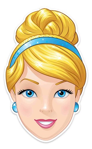 Masque cendrillon officiel - cendrillon,