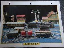 " FLECHE D'OR " JEP  Fiche collection ATLAS trains de légende