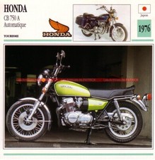 HONDA CB 750 Four A HondaMatic 1976 : Fiche Moto #000906