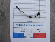Câble / connecteur d’alimentation pour SONY VAIO PCG-81112M VPCF11Z1E