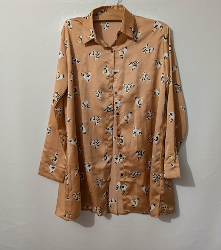 Veste pyjama longue jaune