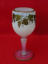 Grand verre à pied opaline