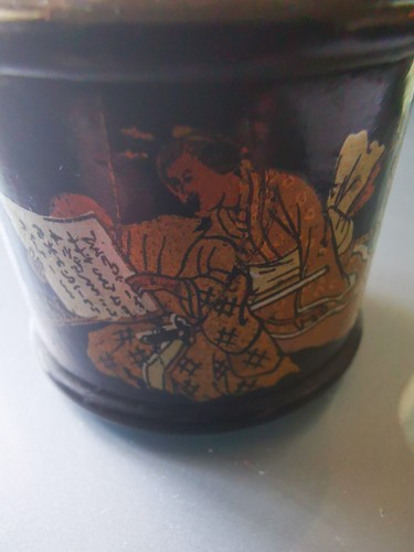 Ancienne boite ronde - boite, en