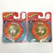 Pokemon Lot 2 Power Bouncer Mewtwo + Mew / Nintendo Hasbro / PokeBall